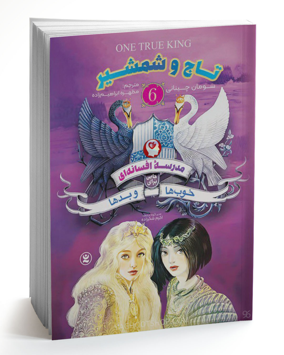 کتاب مدرسه افسانه ای 6 (تاج و شمشیر) اثر سومان چینانی ترجمه مطهره ابراهیم زاده انتشارات نگاه آشنا